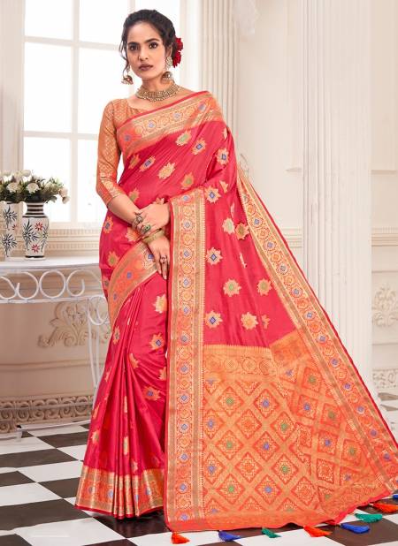 Dark Pink Colour ASHIKA JHALAK Latest Fancy Designer Silk With Rich Pallu Festive Wear Saree Collection J 01